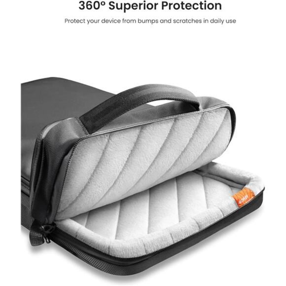 Protective Laptop Shoulder Bag for 13-14 Inch MacBook Air/Pro M3/M2/M1 - Picture 5 of 7